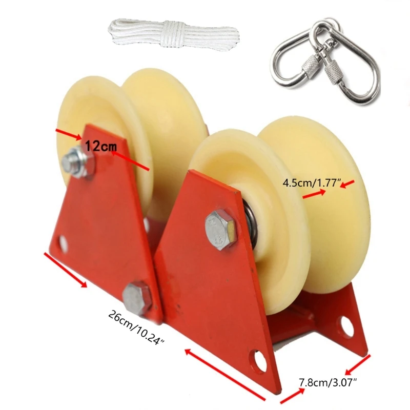 Rope Retract Protect Pulley Labor-saving Rope Anti-wear Wheel Cable Pulley Sling