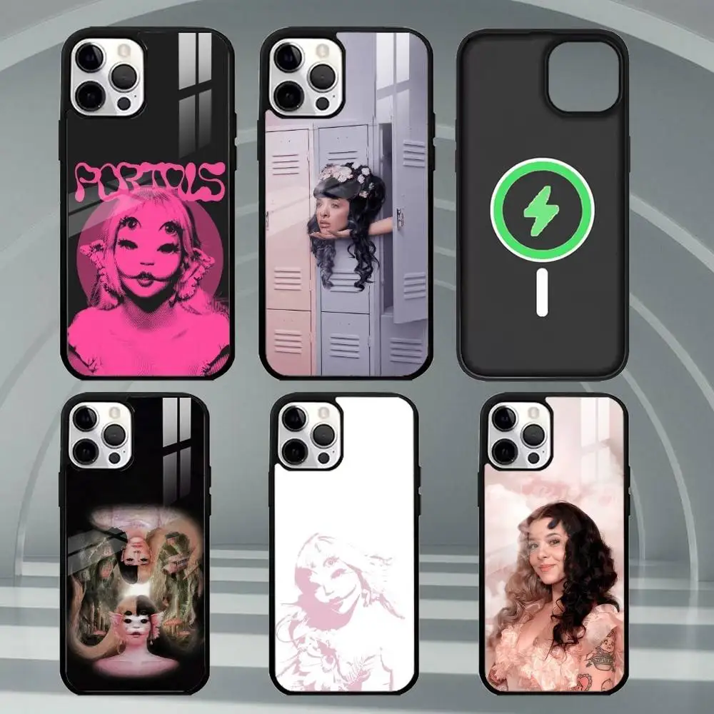 

S-Singer M-Melanie Martinez Phone Case For iPhone17,16,15,14,13,12,11 Plus,Pro Max Magnetic For Magsafe Wireless Charging