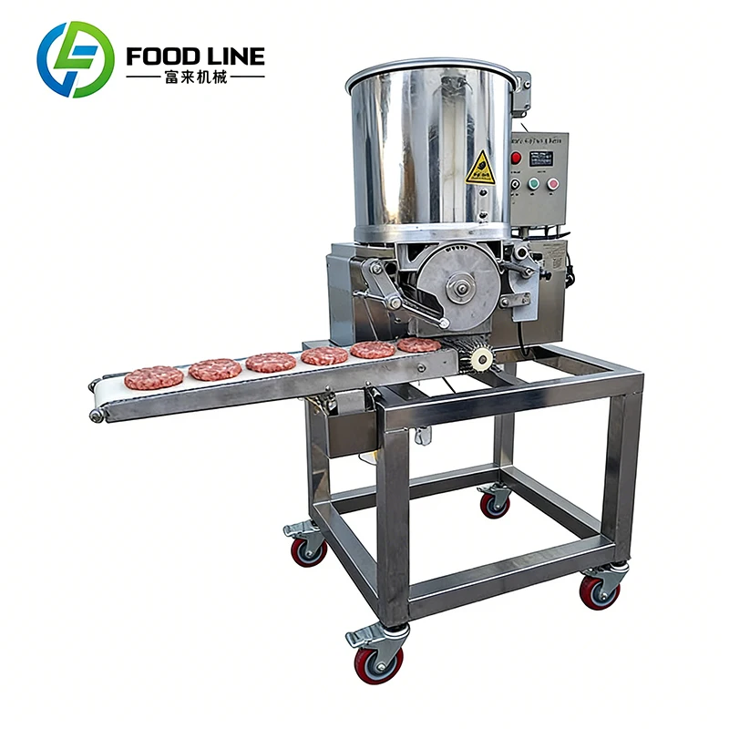 Direct Manufacturer Electric Beef Pork Patty Machine Food Grade Anti-Corrosion Stainless Steel Structure