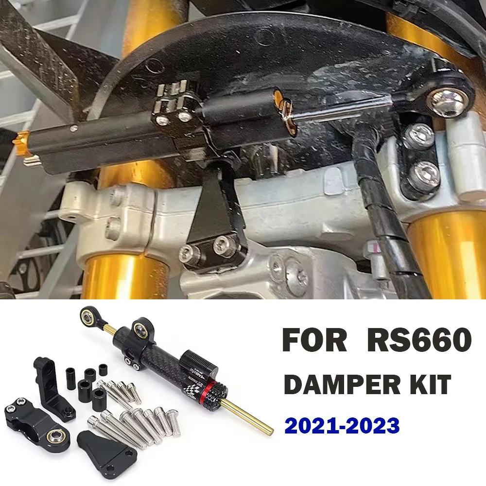 

For Aprilia RS660 RS 660 rs660 2021 2022 2023 Motorcycle Accessories Steering Stabilizer Damper Mounting Bracket Kit