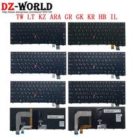 TW LT KZ ARA GR GK KR HB IL Backlight Keyboard For Lenovo Thinkpad T470P T460P Laptop 01EP460 01EP442 01EP445 01EP432 01EP440