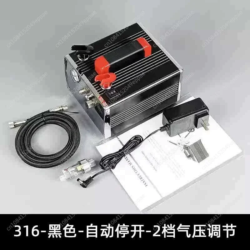 Mini portable household mute adjustable pressure air pump artist inkjet model coloring air pump air compressor