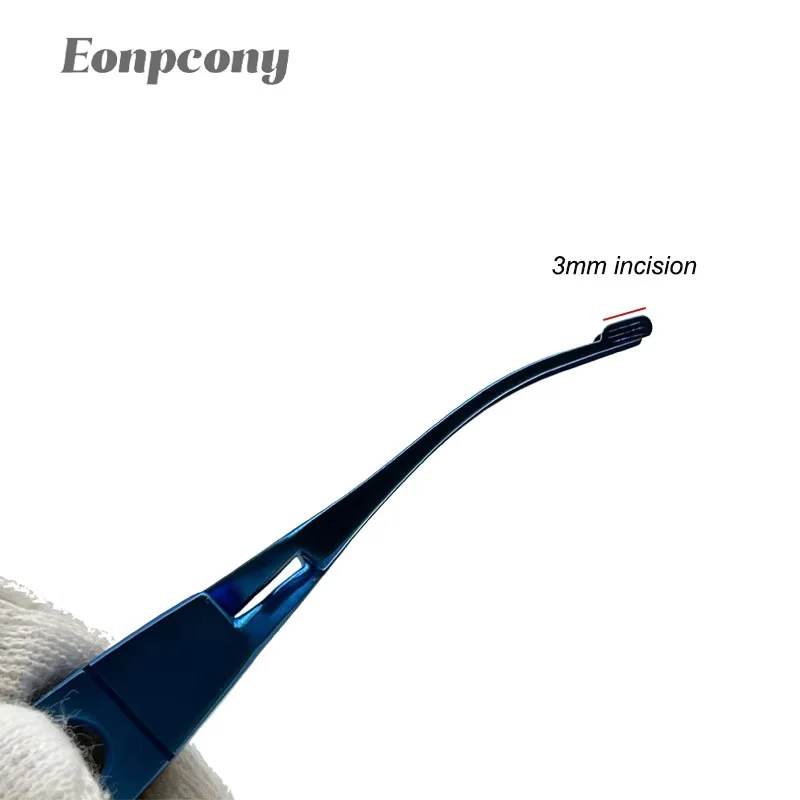 Ooginstrument Dodick Core Crusher Gebogen, gekarteld, gekarteld