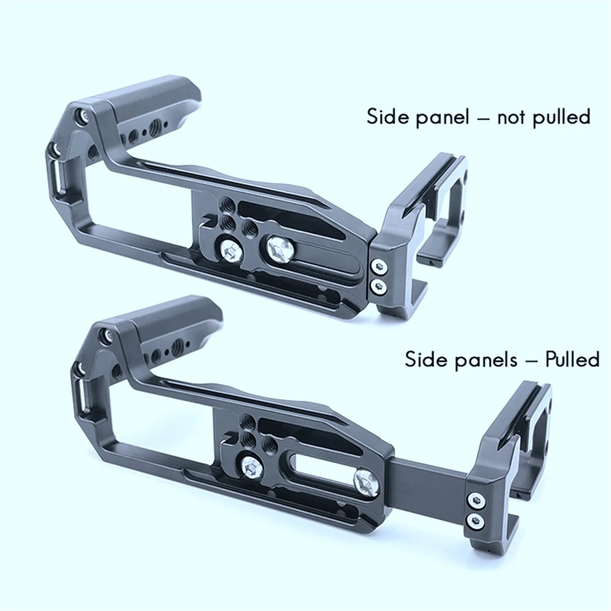 ! ขาย TOP สําหรับ XT5 ขยายปรับแนวตั้ง QUICK RELEASE L ผู้ถือ Hand Grip ขาตั้งกล้องสีดํา