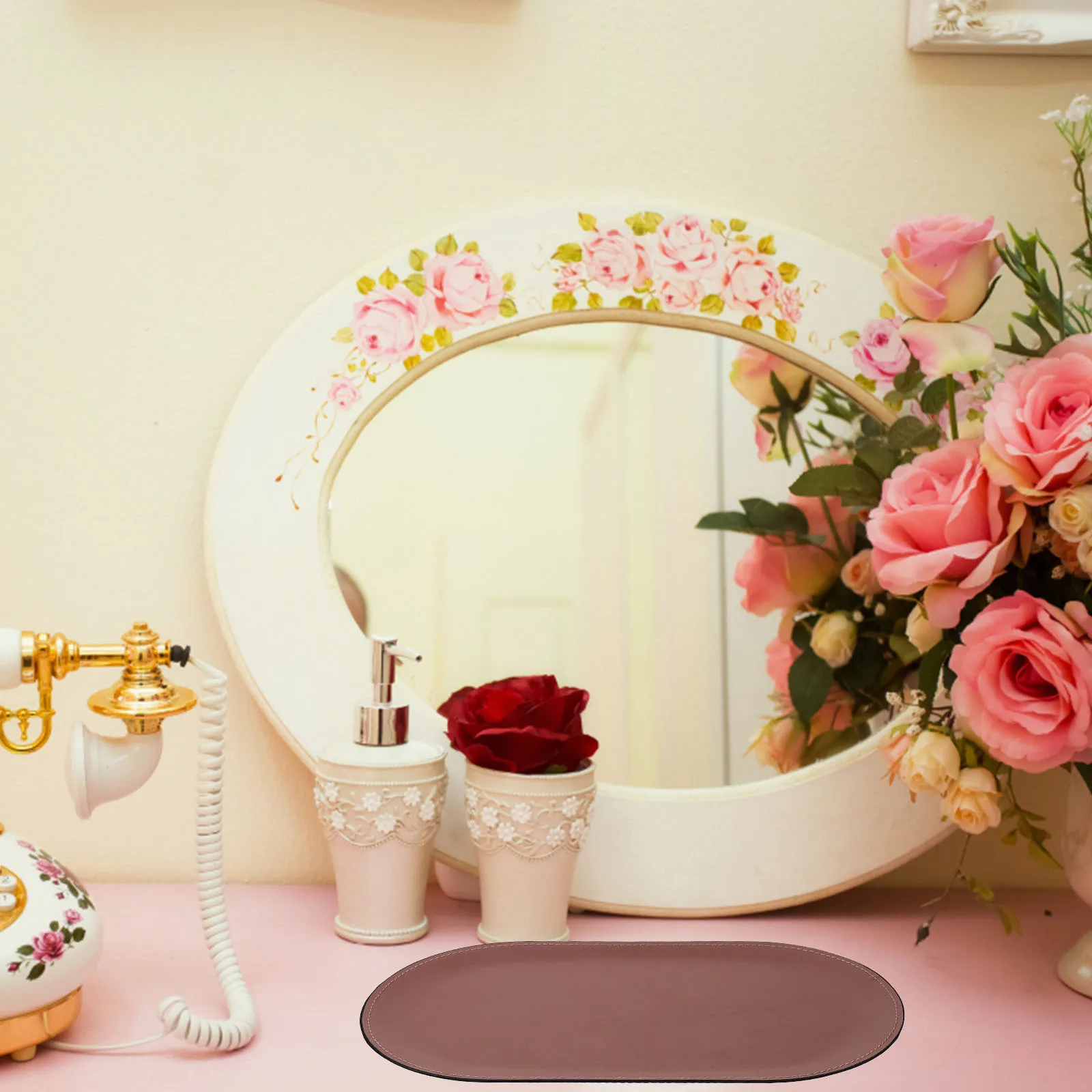 Creative Nordic Style Jewelry Display Tray Oval Shape For Necklace Ring Storage Organizer Trinket Dish Earring Holder