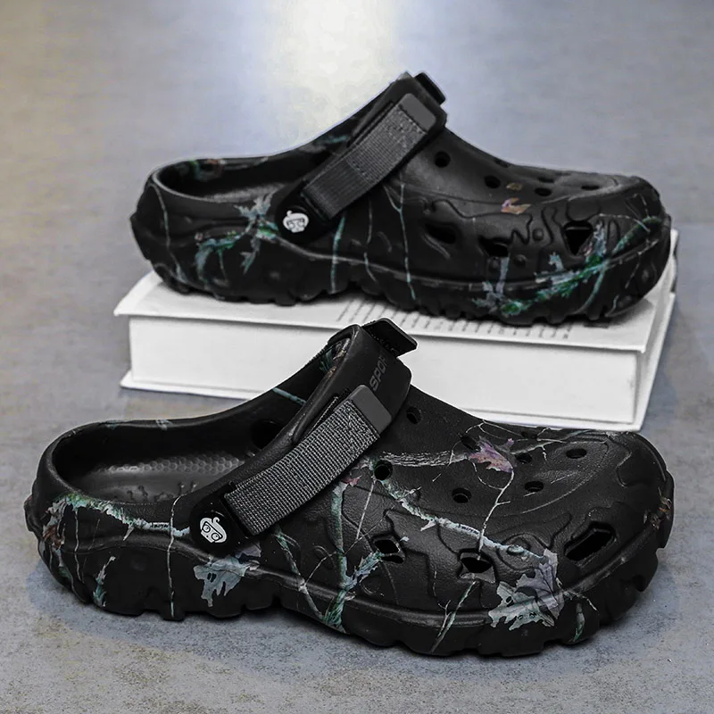 2024 Summer Men's Sandals New Home Garden Shoes Comfortable and Lightweight Men Slippers Non-Slip Soft Bottom Flip Flop Sandals - Image 6