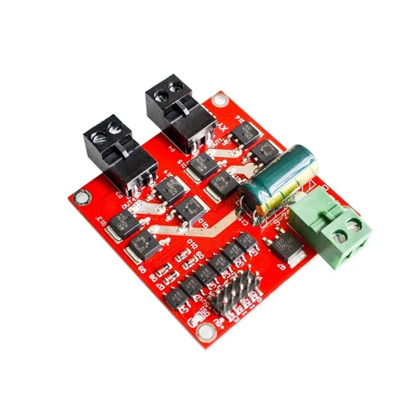 1~20Pcs 7A/160W Dual Circuit DC Motor Drive Module High-power Forward and Reverse PWM Speed Regulation L298 Logic