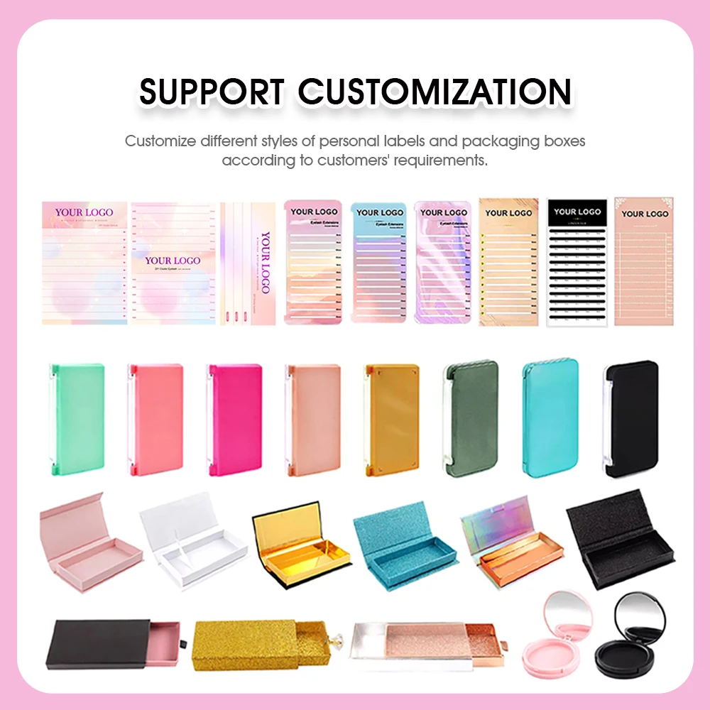 MASSCAKU YY Style Premium Matte Fluffly Slik 8-17mm & Mix Handgewebtes, super beliebtes Zubehör für individuelle Wimpernverlängerungen – Detail 8