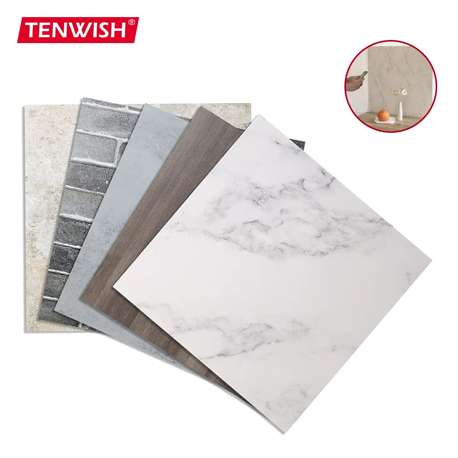 40x40cm tło deska beton Cement marmurkowy łupek tekstura realistyczny wzór jednolity kolor dla blogerów żywności fotografowanie produktów