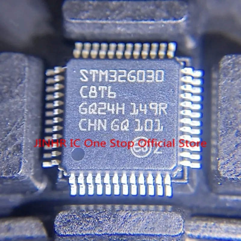 New 5PCS STM32G030C8T6, IC MCU 32BIT 64KB FLASH 48LQFP