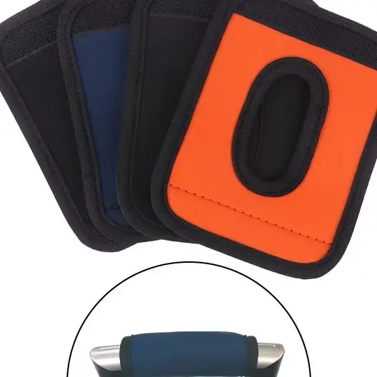 مريحة النيوبرين الأمتعة مقبض حقيبة سفر الأمتعة حقيبة الغطاء الواقي التفاف قبضة لينة معرف عربة قبضة