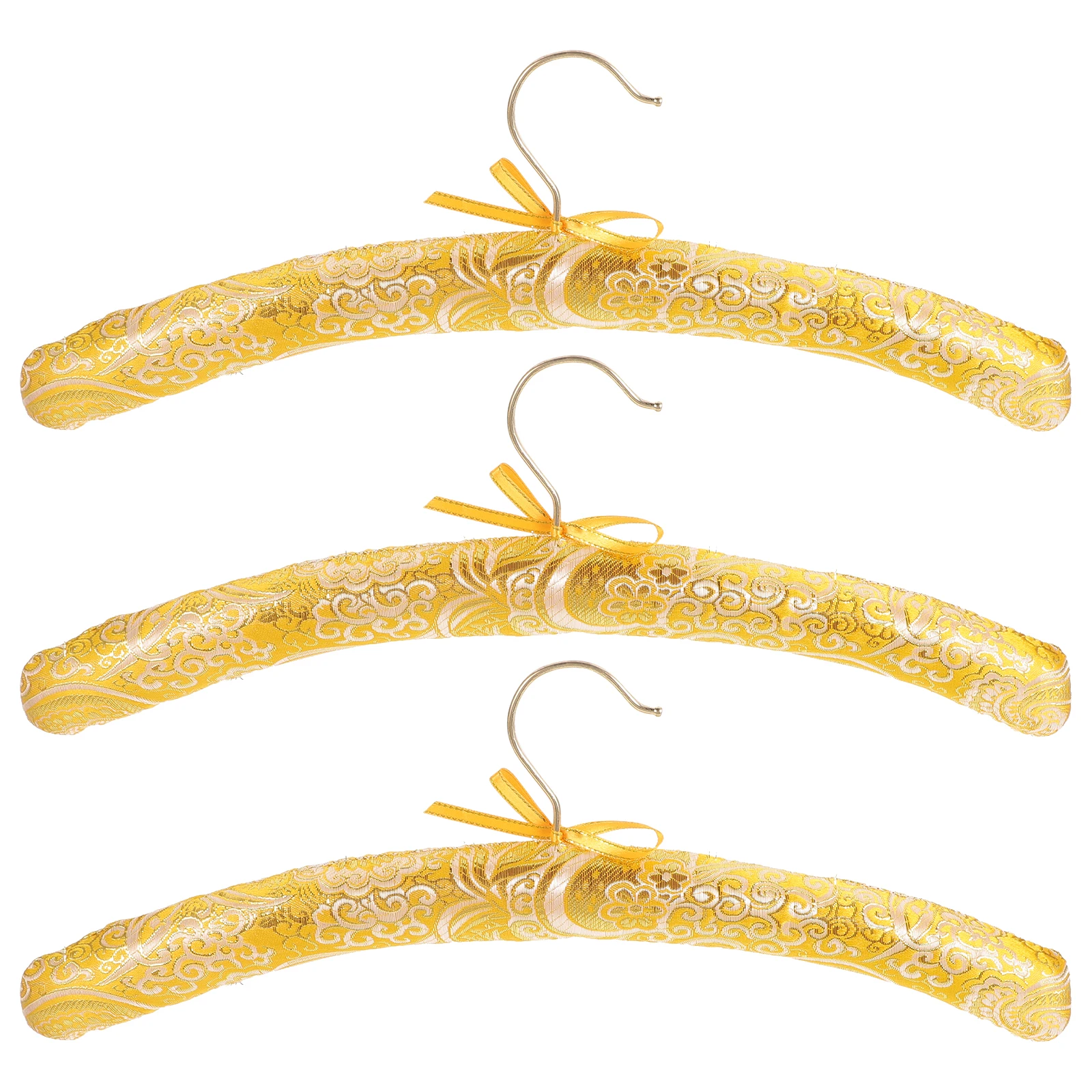 

3pcs Clothes Hanger Sponge Padded Wood Non slip Chinese Bow Home Dorm Sweater Hangers Pants Skirt Dress Baby Wardrobe Storage