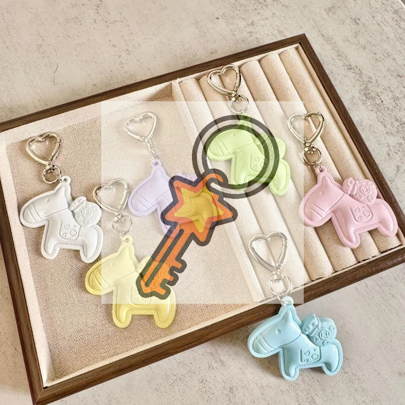 Милый-брелок-в-виде-пони-со-знаком-зодиака-счастливая-лошадь-брелок-для-ключей-сумка-подвесное-украшение-подарок-на-Новый-год-благословение