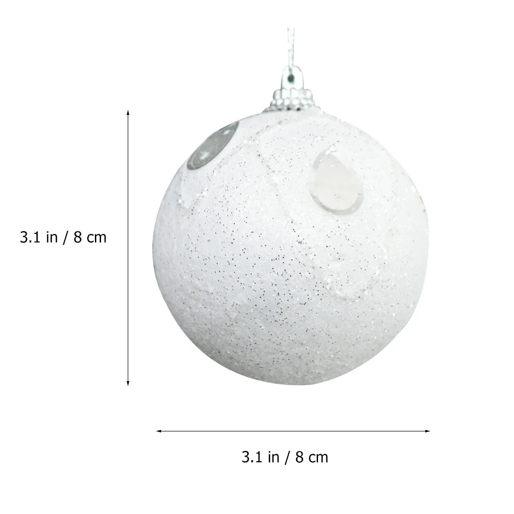 

5pcs Christmas Ball Decorations Hanging Ornament For Xmas Tree Party Wedding Layout Props Holiday Pendant Xmas Supplies