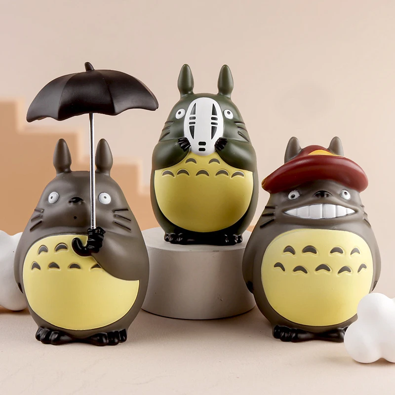 1-12 stücke Anime Miyazaki Hayao Serie Totoro Figur Mini Statue Niedlichen Spielzeug Zimmer Ornamente Pvc Figuren Spielzeug Kind geschenke Sammlerstücke – Detail 30