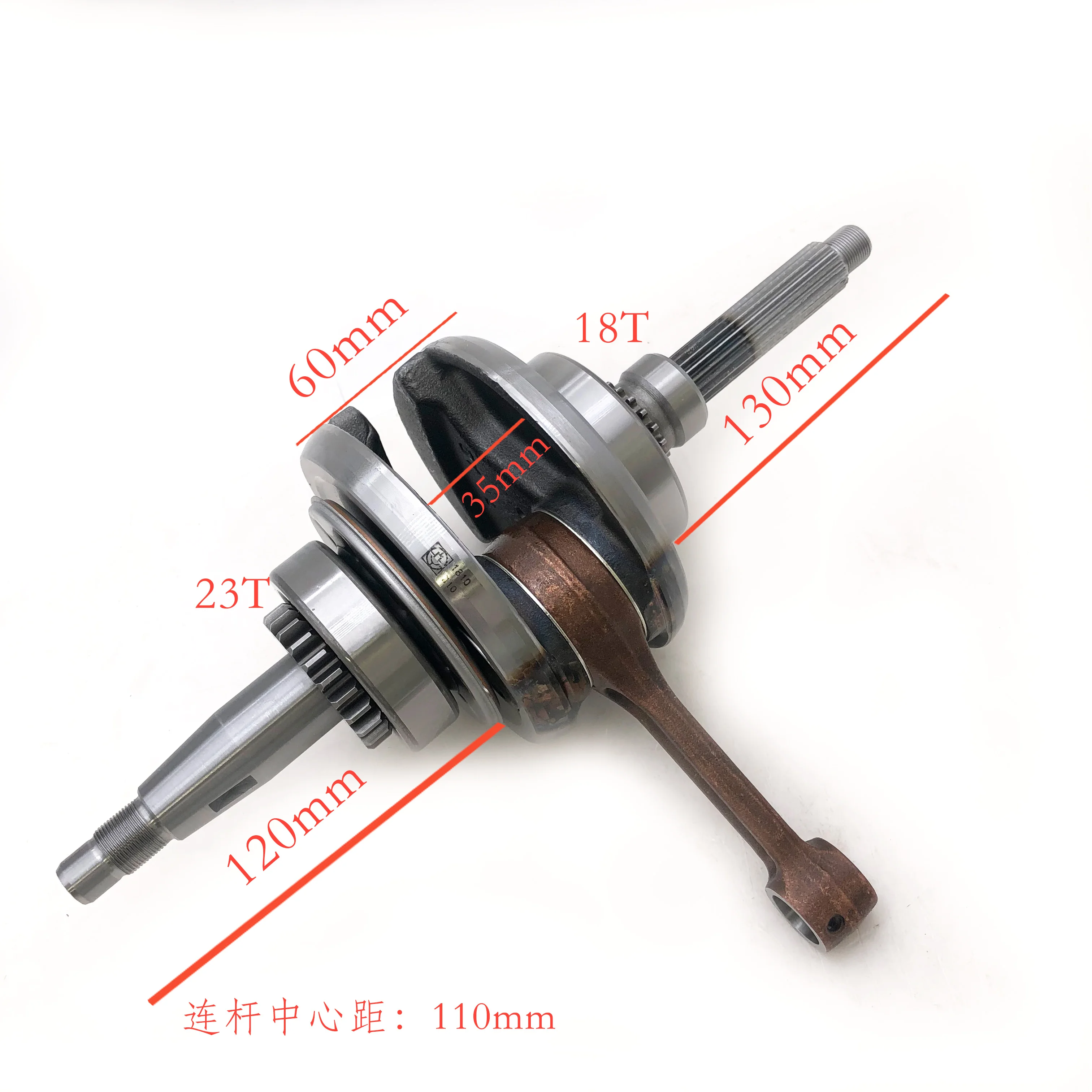 Crankshaft Assy For Linhai 260 300 LH260 LH300 YAMAHA MAJESTY 250CC XMAX X MAX 250cc OEM 22501 5GM-11400-02-00 ATV Engine Parts