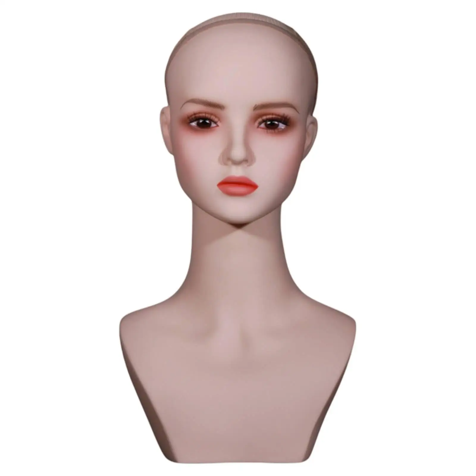 Hairpiece Display Head Neck Neck Base PVC Mannequin Head Lightweight