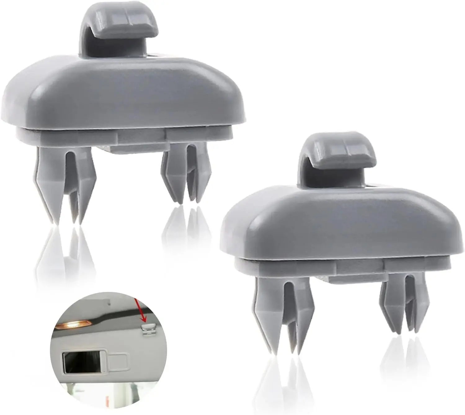 runmade Sun Visor Hook Clip for Audi 8E0 857 562