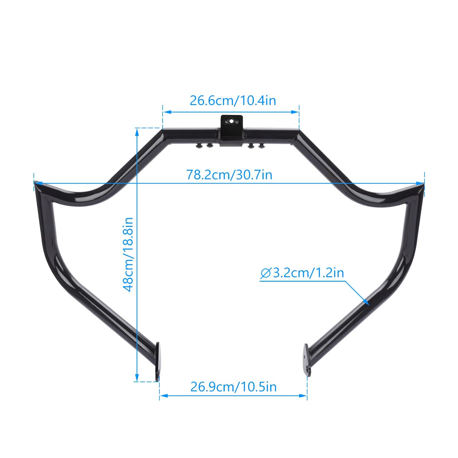Crash Bar Engine Guard Highway Bar for Harley Davidson Touring Road King Street Glide Electra Glide CVO and Trike Models 97-08