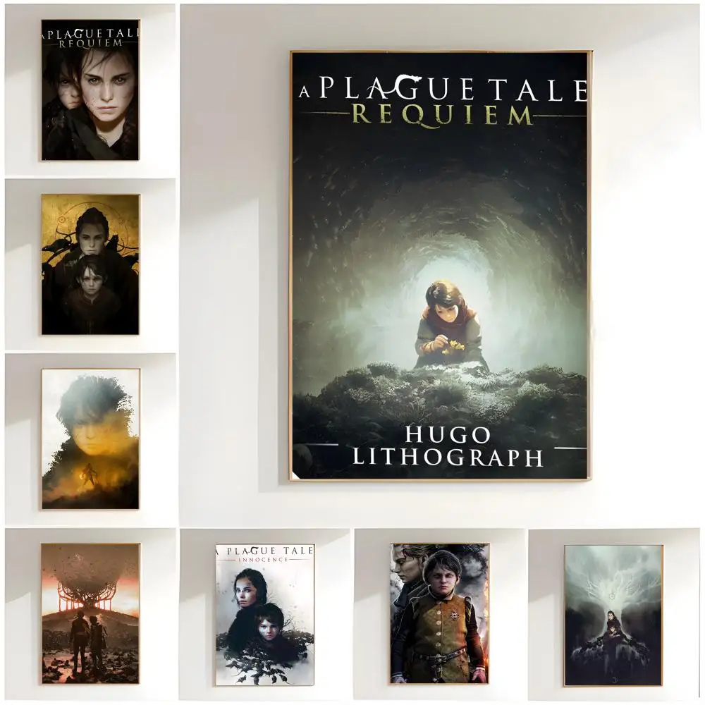 A Plague Tale Requiem Poster Classic Wall Art  Home Decor  Peel and Stick Unframed