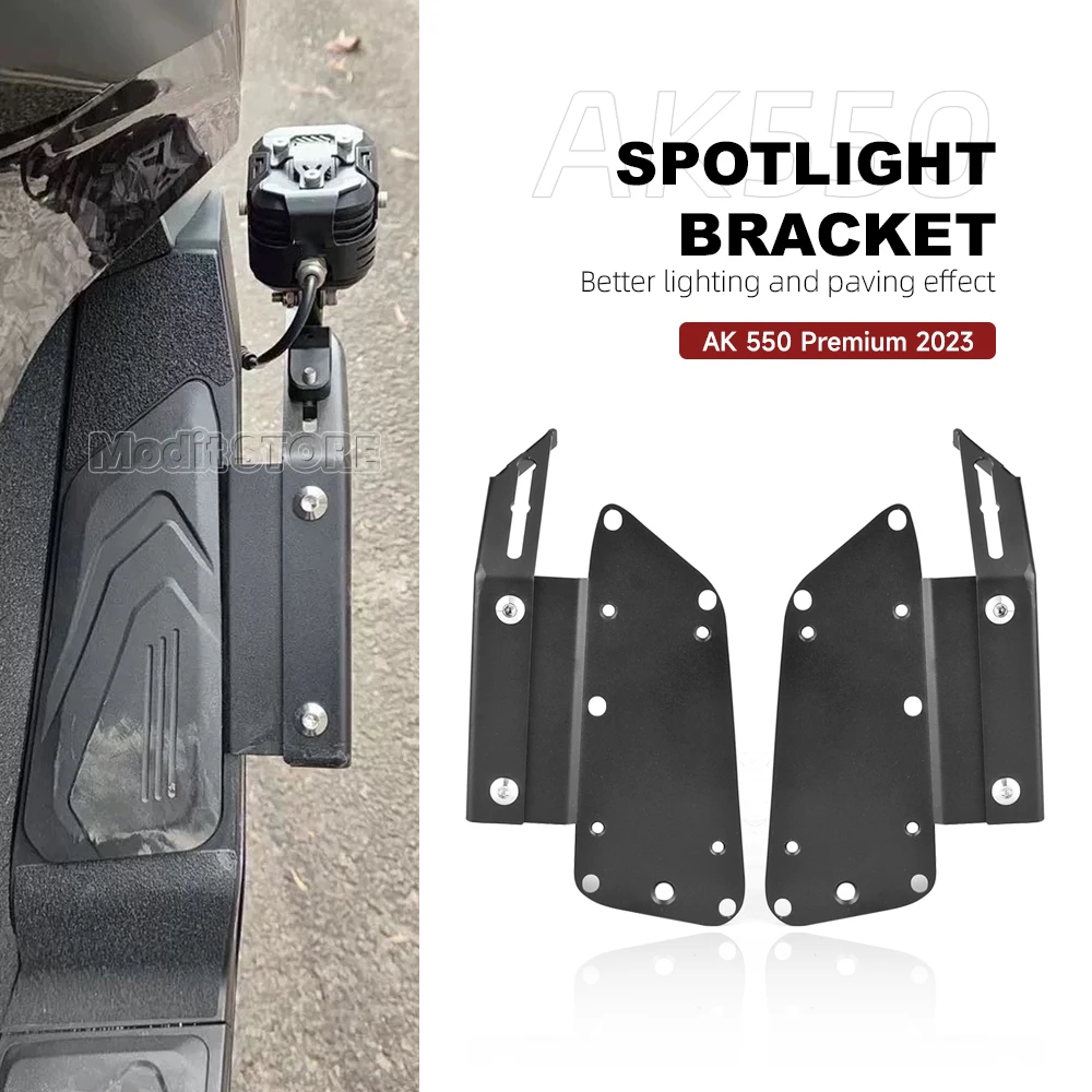 New For Kymco AK 550 Premium ak550 2023 2024 Motorcycle Accessories Spotlight Bracket Holder Sport Light Fog Light Mount