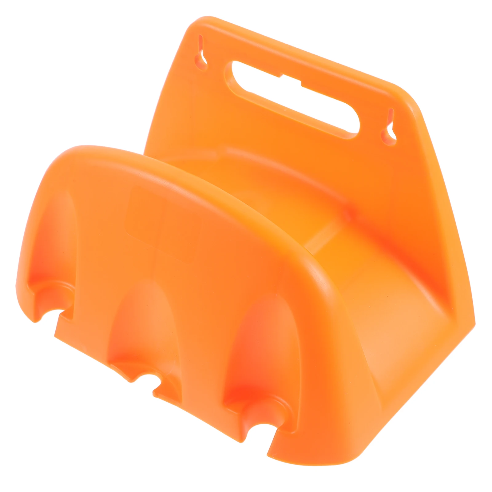 

Wall Mounted Hose Rack Outdoor Garden Stand Plastic Orange Durable Safe Material Strong Abrasion Resistant Wear Storage Hanger