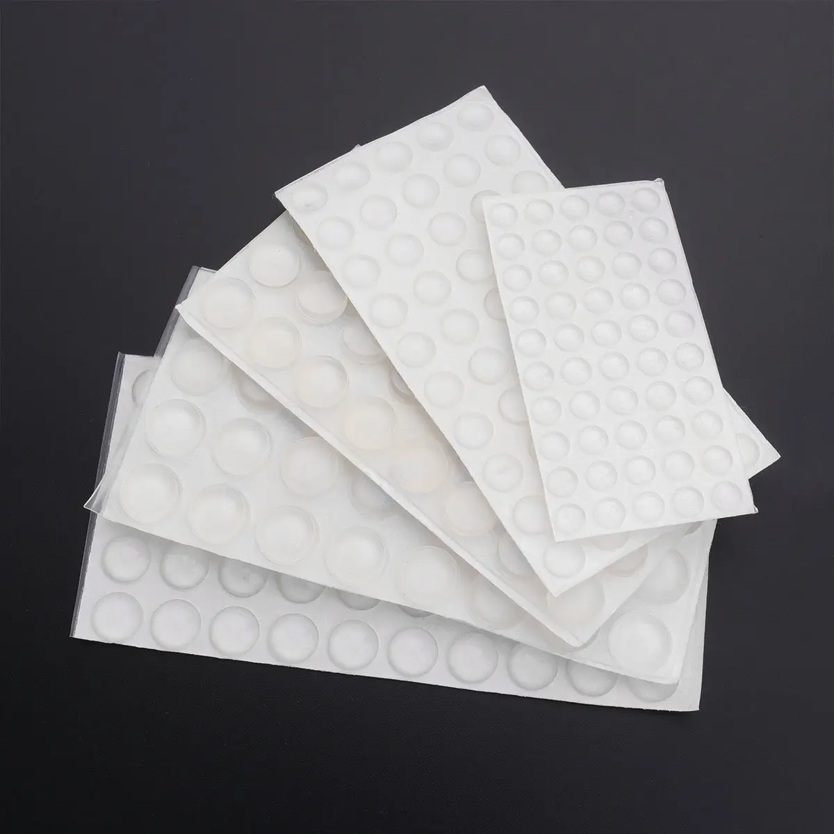 

214Pcs Door Bumper Self Adhesive Silicone Impact Absorbing Crash Pads Cabinet Damping Pads Furniture Accessories Transparent