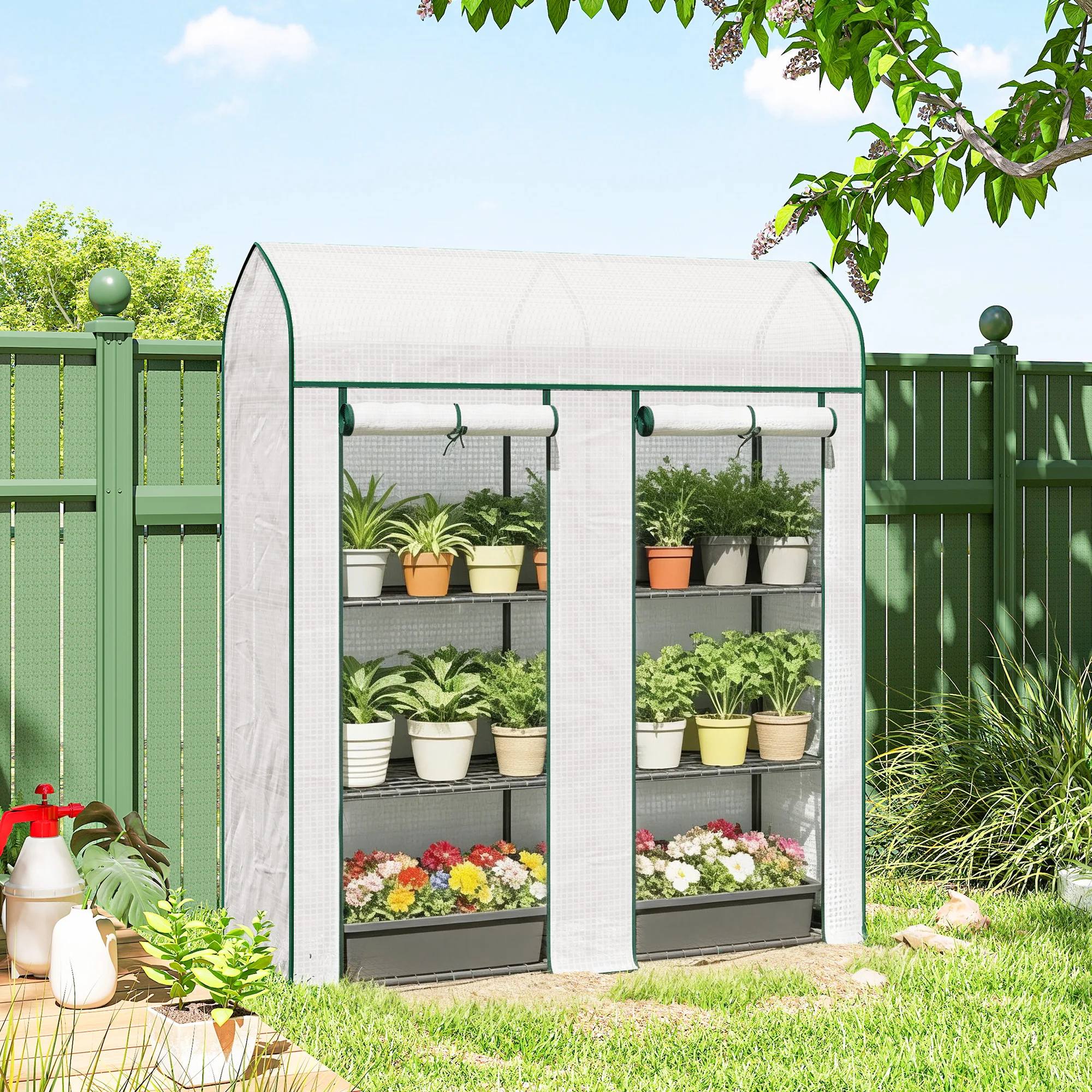 3-stöckiges Mini-Gewächshaus, – Greenhouse Mini Indoor Bewertung und Preis
