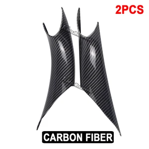 1 car carbon Look Interior Look Door Door Fist of Arm Cap Guarrison to BMW Series 4 3 F30 F35 2012 2013 2014 2015 2016 2017 2018 10 Main Sales Panel 6WB BMW - №9