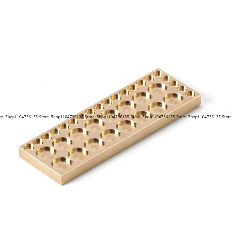 Watch Repair 36-hole Screw Plate, Screw Clock Small Parts Storage Accessories, Place All-copper Movement Screw Placement Plate