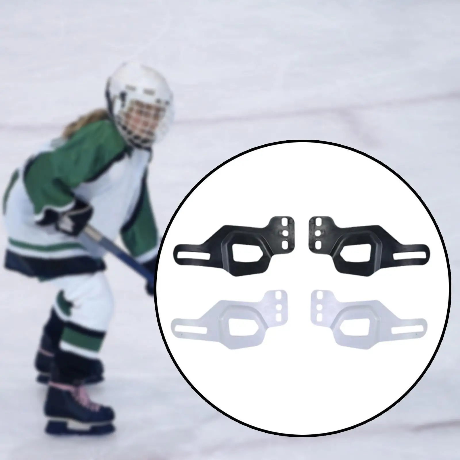 

2Pcs Hockey Helmet Ear Protectors Sport Ware Accessories Wear Resistant Sturdy Hockey Protector Gear for Hockey Competition