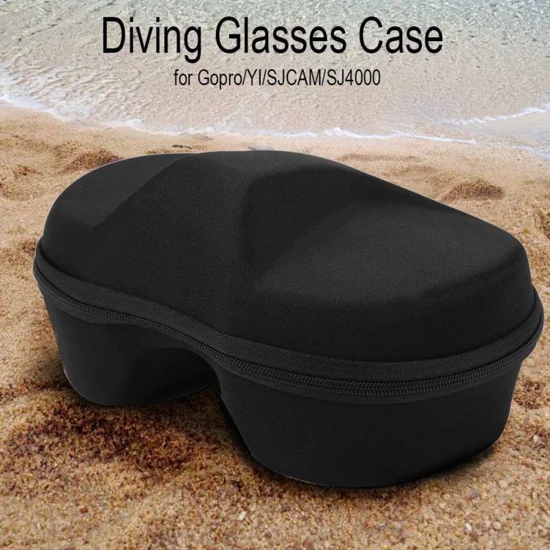 Estuche para máscara de buceo, bolsa de almacenamiento portátil para gafas de buceo, contenedor protector ligero, 1 unidad