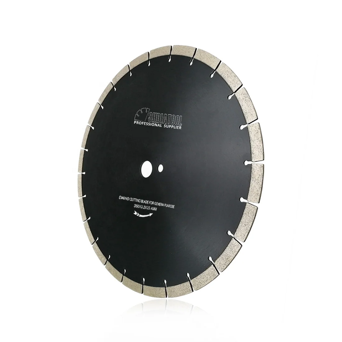 14 inch/360 mm sintered asphalt pavement concrete cutting disc segmented diamond circular saw blade wall cutting wheel