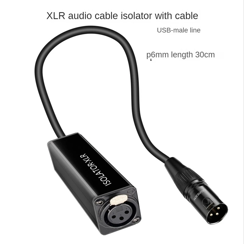 Imagem -02 - Isolador Audio do Laço à Terra Xlr Elimina o Isolador do Ruído o