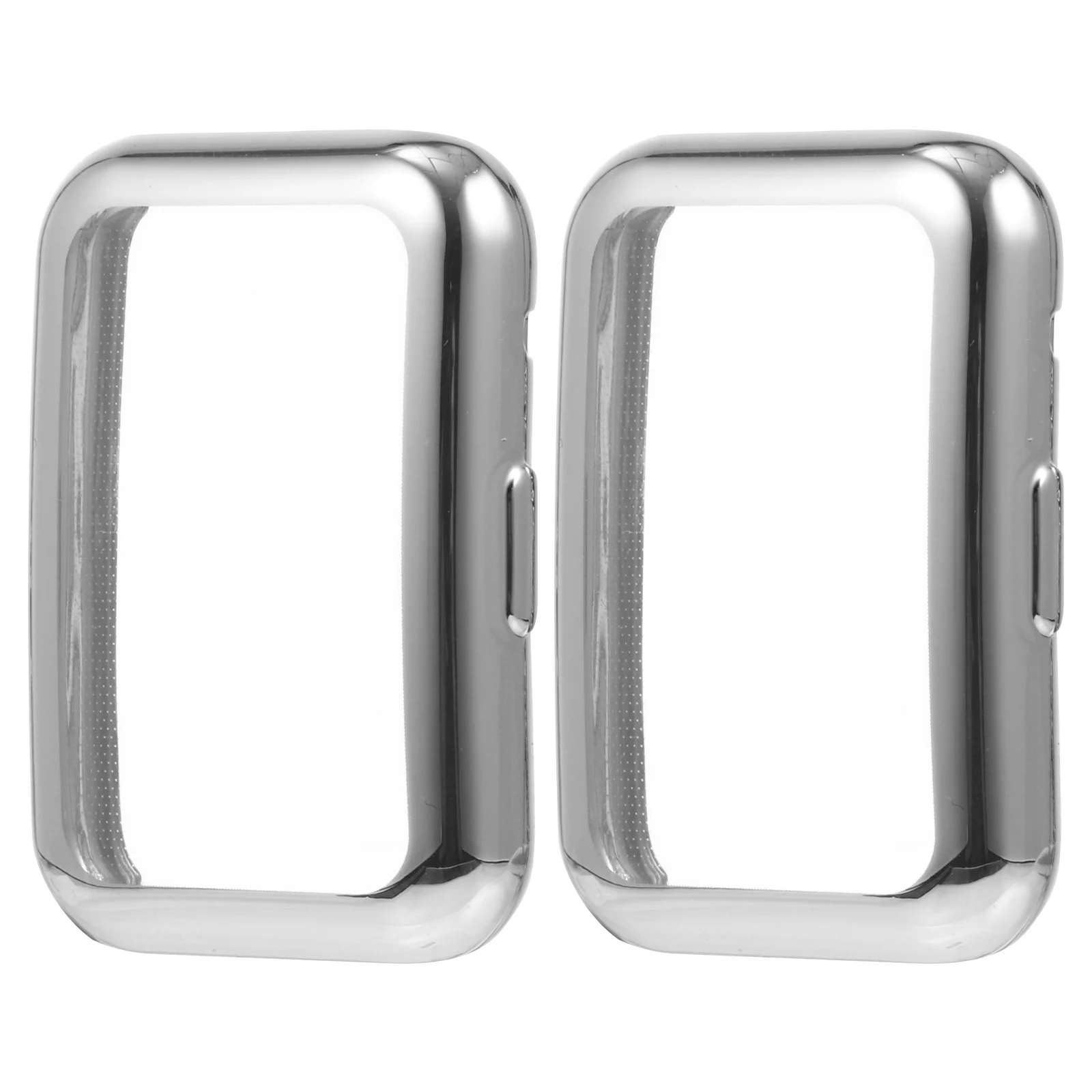 

2pcs Full Coverage Watch Cases TPU Protective Covers Lightweight Durable Smartwatch Accessories Watch Screen Protector