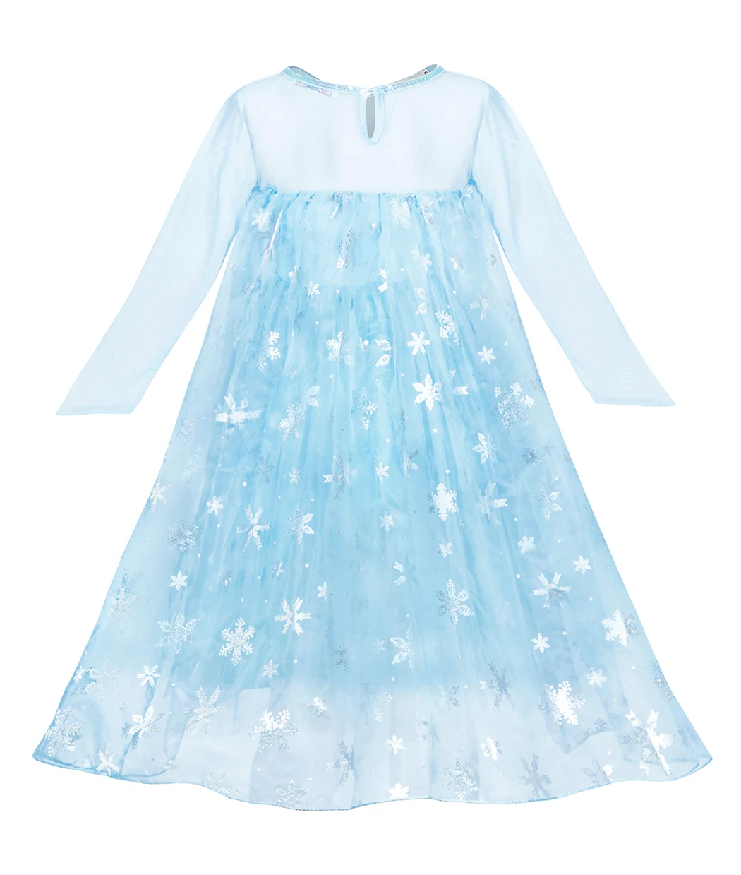 Jurebecia-Costume de Princesse Elsa pour Fille, Déguisement d'Halloween, de Carnaval, de Neige, de ixd'Anniversaire