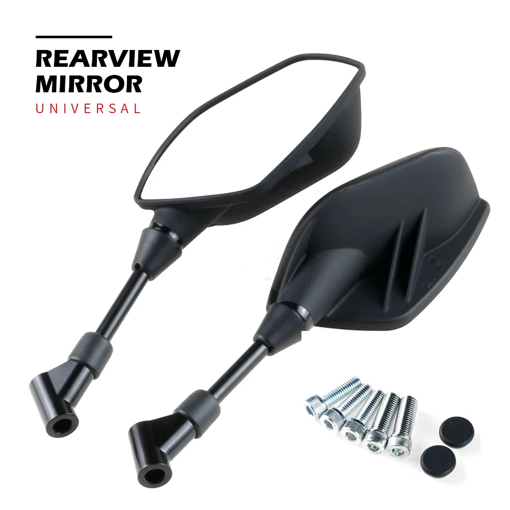 

Motorcycle Rearview Mirrors Universal 8mm 10mm For HARLEY CROSS BONES DYNA ELECTRA GLIDE HERITAGE SOFTAIL IRON883 NIGHT ROD