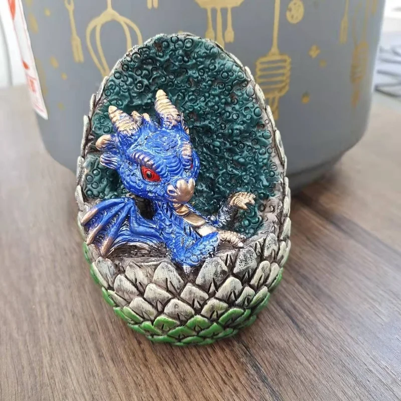 New Dragon Egg Statue Lava Dragon Egg Dragon Baby Decoration Resin Crafts Table Decoration Toys Gifts Among Friends