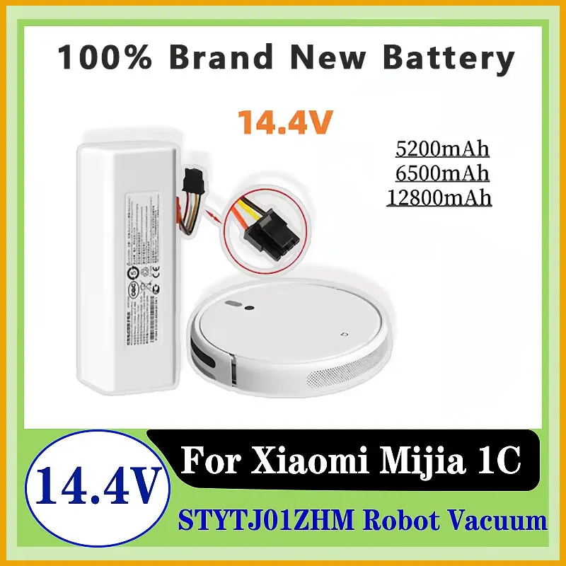 

100% Original Replacement Battery For Xiaomi Robot 1C P1904-4S1P-MM Mijia STYTJ01ZHM Vacuum Cleaner Sweeping Mopping Robot G1