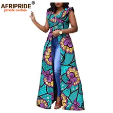 African Maxi Dress with Ankara Print #2
