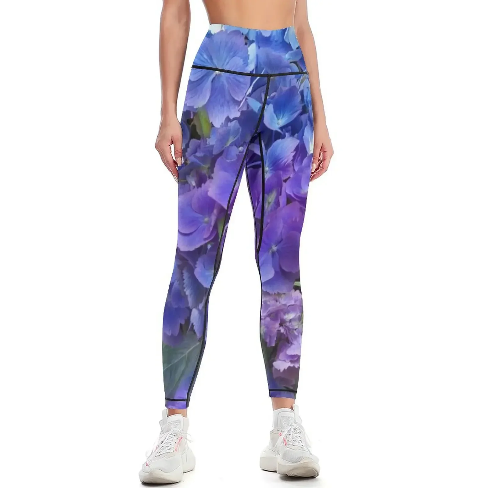 

Hydrangea Bouquet Leggings Women sportwear for girls push up fitness Fitness's gym clothes Womens Leggings