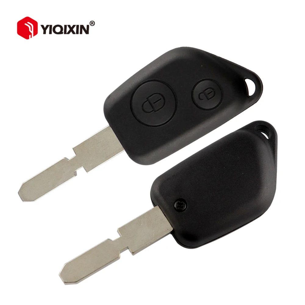 YIQIXIN Remote Car Key Shell per Citroen Elysee Saxo Xsara Picasso Berlingo per Peugeot 106 206 306 205 2 pulsanti con lama 406