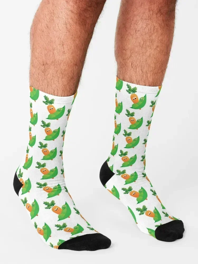 Peas & Carrots Socks hockey Novelties FASHION winter gifts Socks For Girls Men's