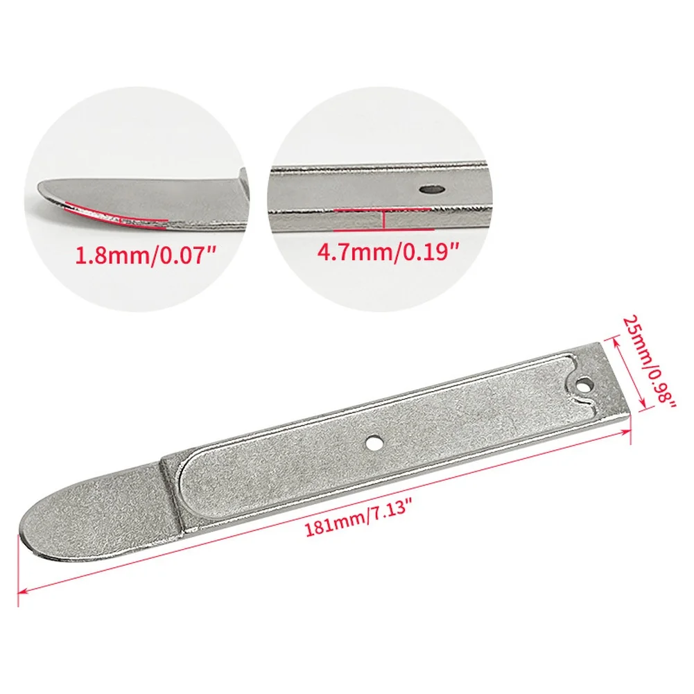 

178mm 4140 Steel Auto Panel Removal Tool For Car Interior Exterior Parts Panel Trim Installation Removal Tool Pry Bar Silver