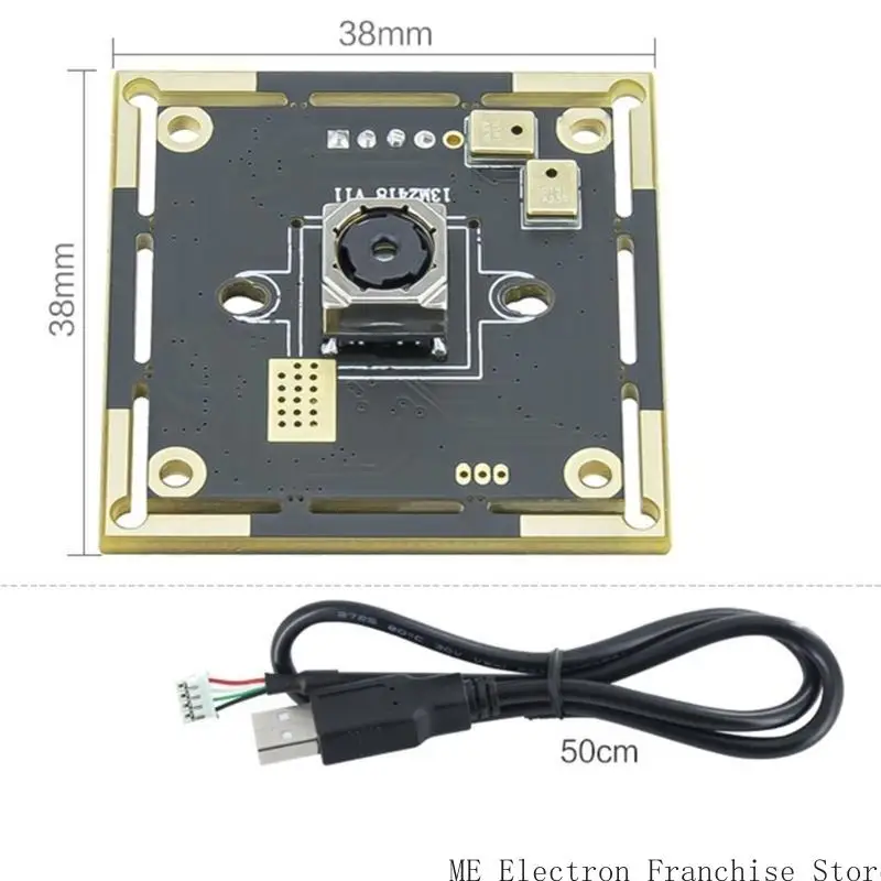 T5EA Compactly 13MP Tablero cámara USB con cámara enfoque automático con enchufes 2.0 mm para vigilancia Robótica Video
