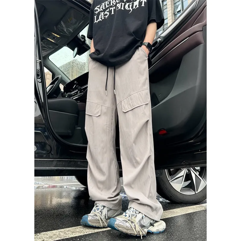 

LAPPSTER Quick Drying Y2k Streetwear Joggers Pants Men Designer Casual Loose Harajuku Sweatpants Japenese Tactical Work Pants