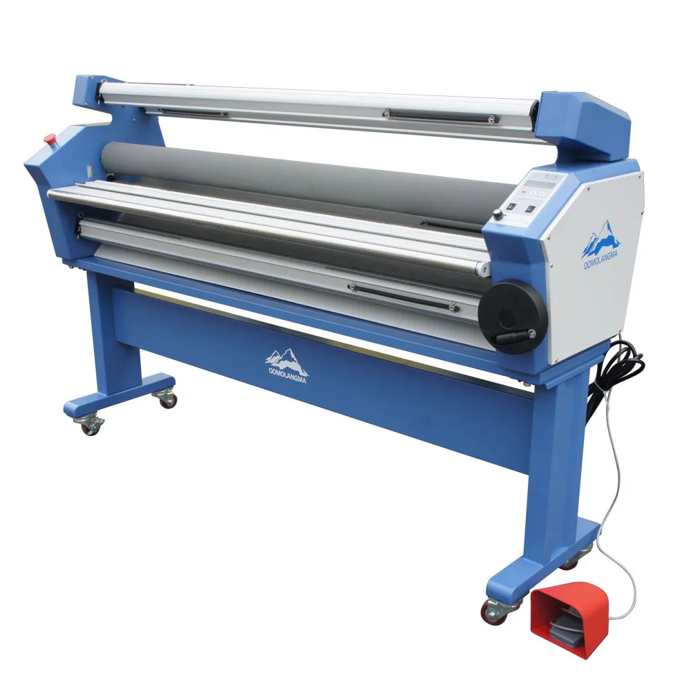 

Qomolangma 55in (1400mm) Full-auto Wide Format Roll to Roll Cold Laminator and Mounting Machine with Heat Assisted