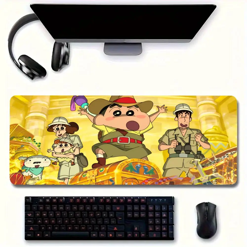 Anime C-Crayon S-Shin-chan MINISO Mouse Pad Large Mouse pad for home office Waterproof desk pad gaming Mouse pad