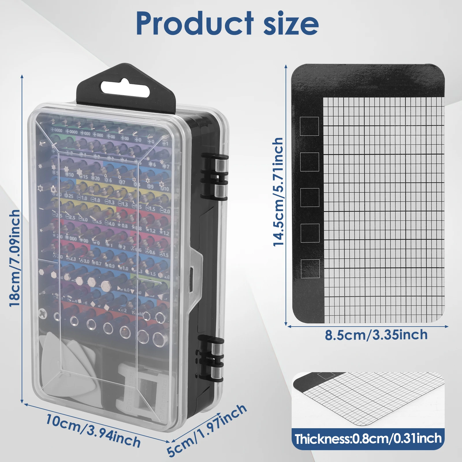 117 في 1 طقم مفك براغي ميكانيكي دقيق مجموعة أدوات صغيرة مع أدوات إصلاح لقم Triwing Torx لأجهزة الكمبيوتر المحمول Macbook PC Xbox Phone #3
