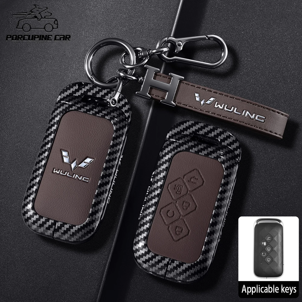 Zinc Alloy Car Key Case Cover Shell Fob for Chevrolet Aveo Trax Groove Captiva 2024 Wuling Flip Remote Key Fob Accessories